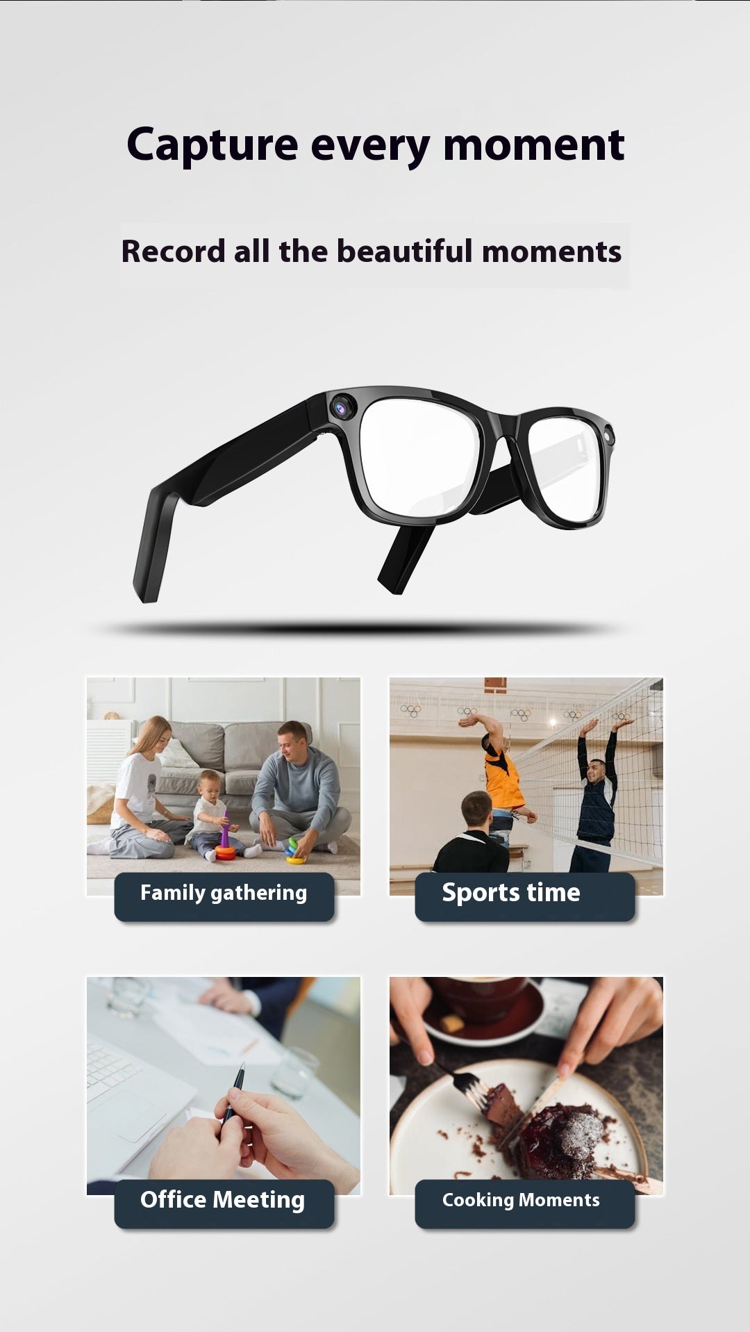 AI Camera Smart Glasses - Alex Market