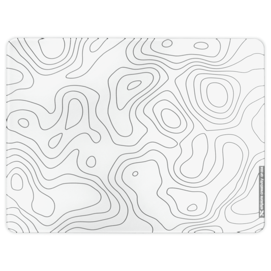 XVX SpacePad Glass Gaming Mouse Pad with Etched Surface Full Anti - Slip Rubber Base - Alex Market