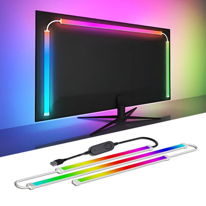 Strip Lights for PC Monitor, App Controlled with Music,24 to 34 Inch Computer Screen LED Lighting for Gaming Room Decor - Alex Market