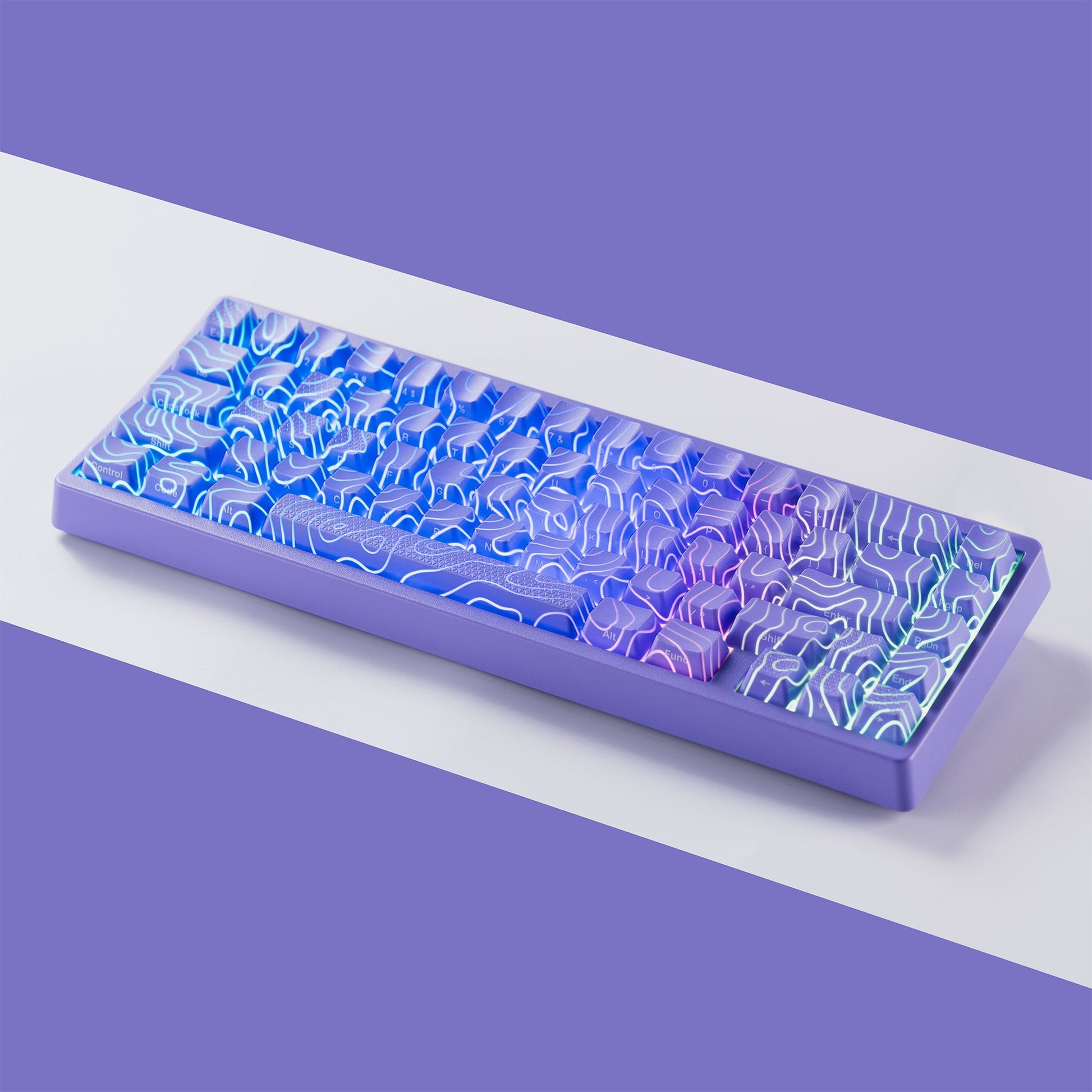 JadeStone VIA Tri - Mode Mechanical Keyboard with IMD - Tech Keycaps (Interstellar Black) - Alex Market