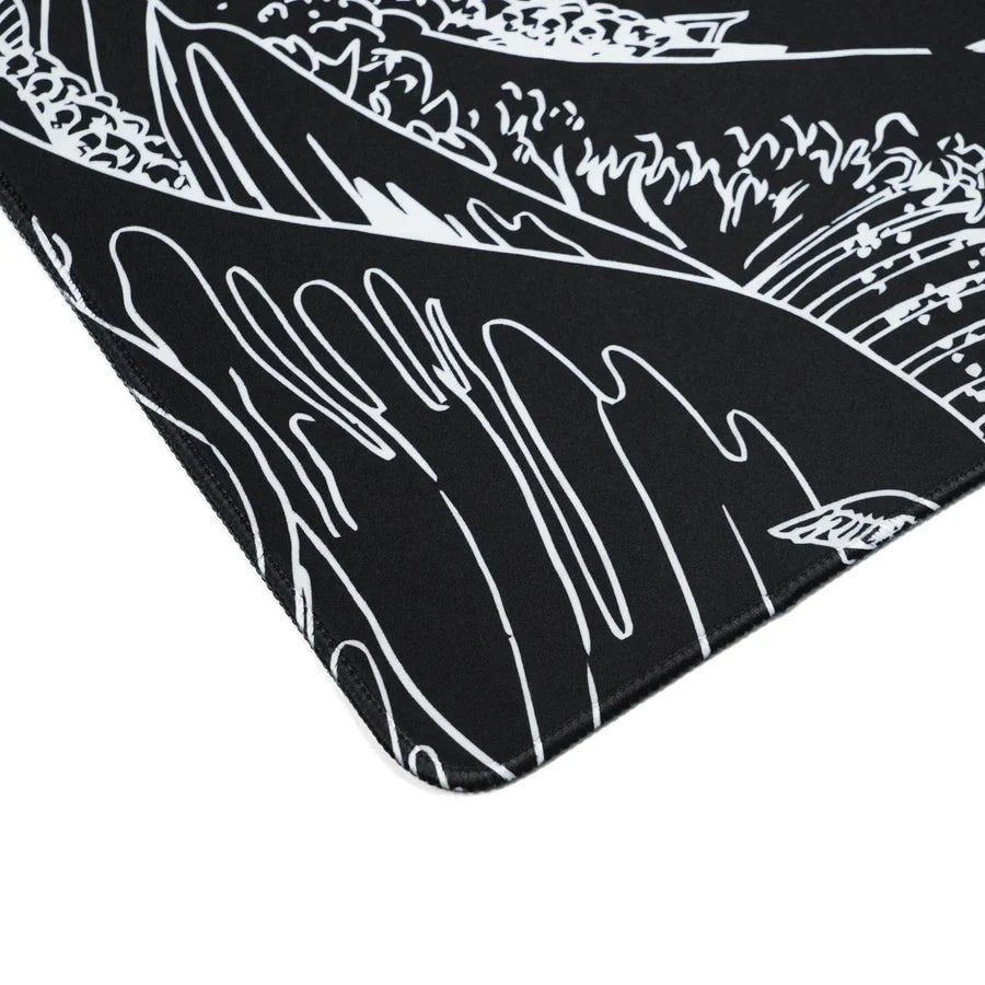 XVX Kanagawa Outline Themed Large Desk Mat - Alex Market