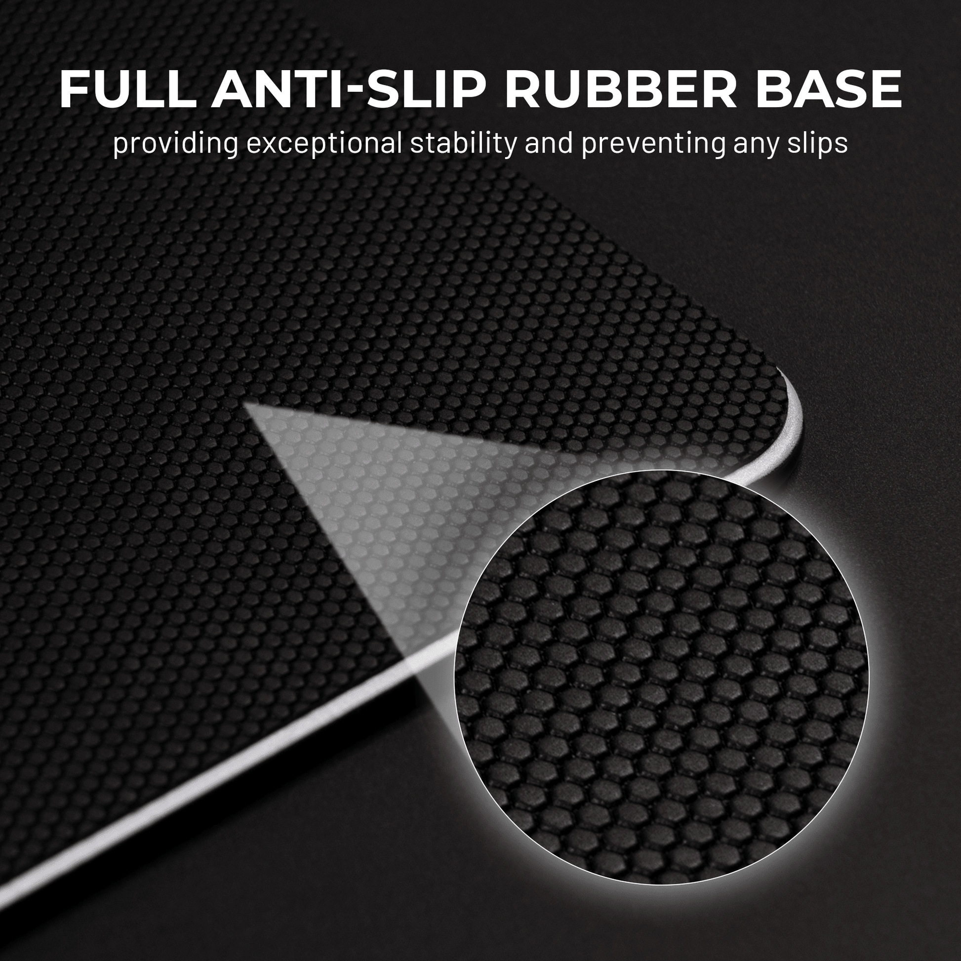 XVX SpacePad Glass Gaming Mouse Pad with Etched Surface Full Anti - Slip Rubber Base - Alex Market