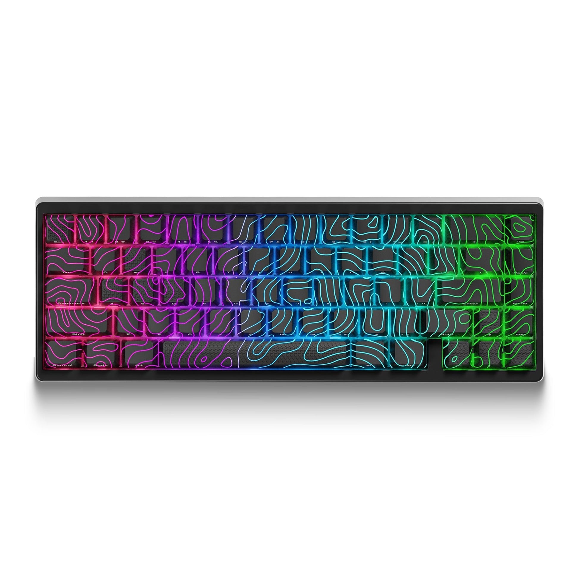 JadeStone VIA Tri - Mode Mechanical Keyboard with IMD - Tech Keycaps (Interstellar Black) - Alex Market