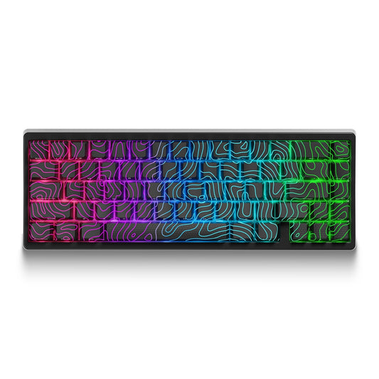 JadeStone VIA Tri - Mode Mechanical Keyboard with IMD - Tech Keycaps (Interstellar Black) - Alex Market